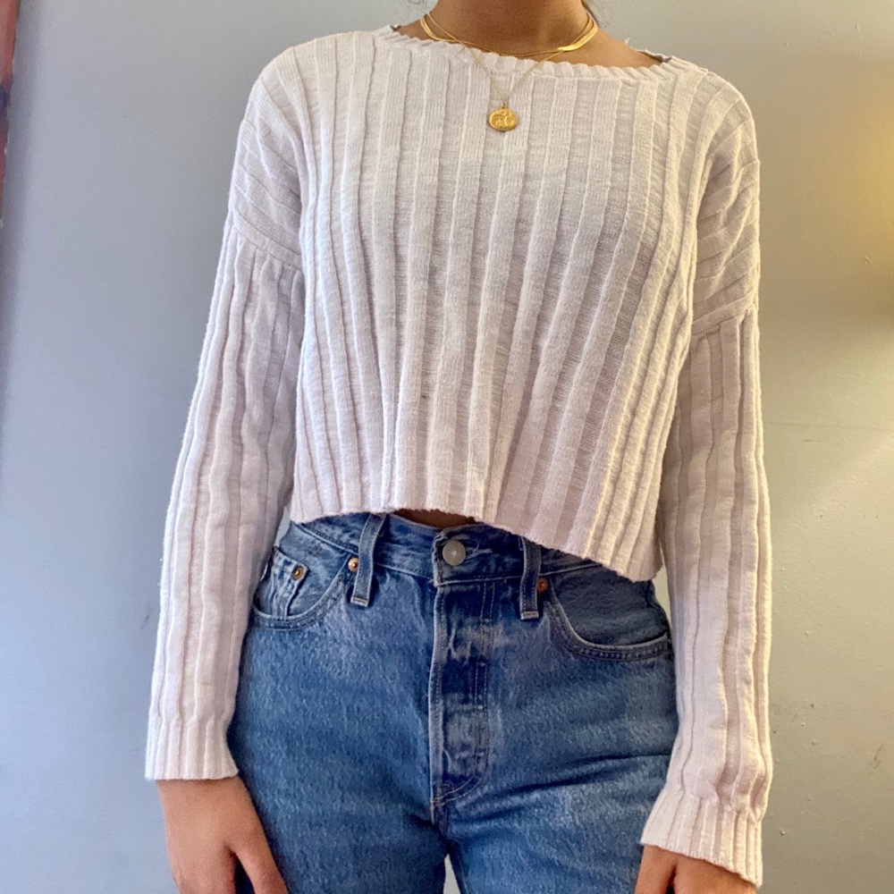 Cropped Hollister sweater